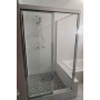 Australia Custom made framed next to bathtub shower screen (1100-1200)*(1100-1200)*1900